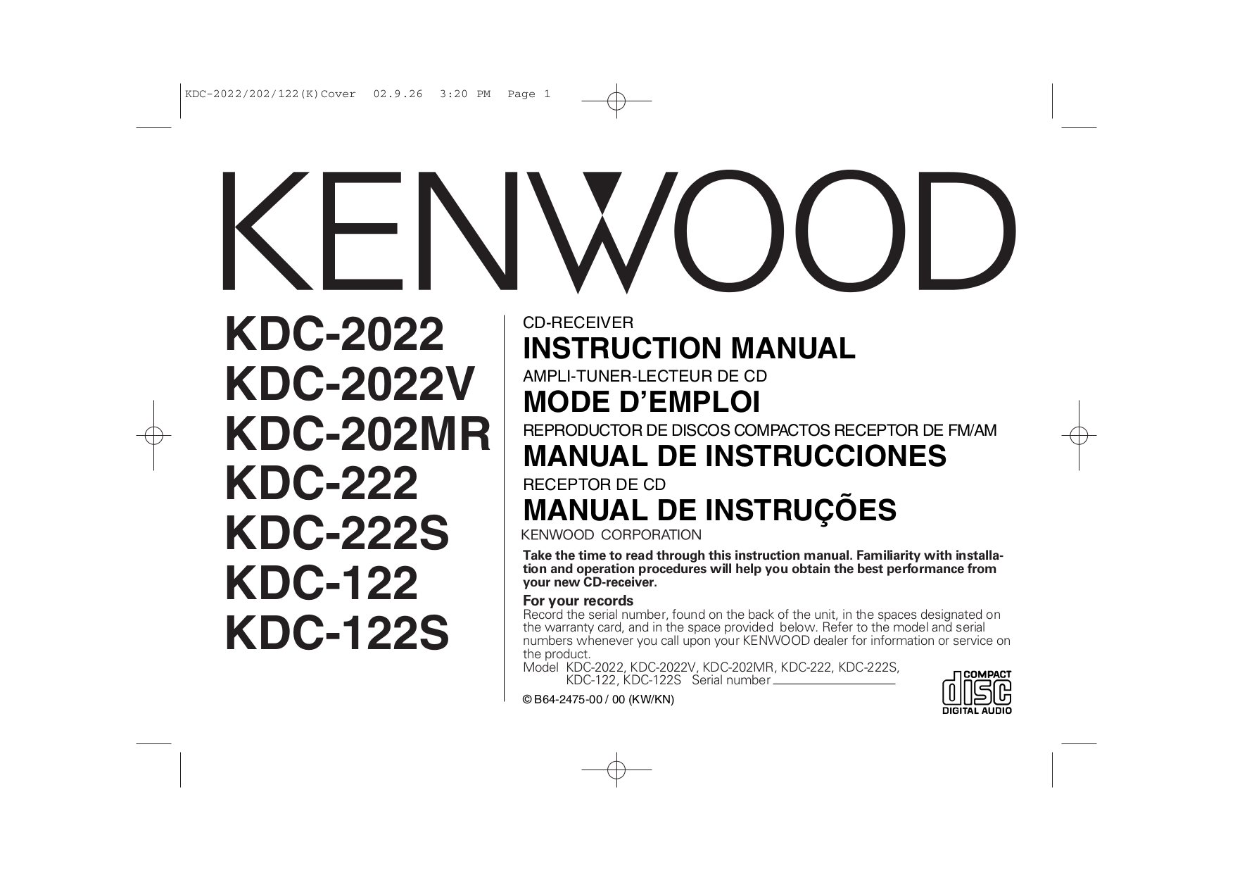 kenwood kdc 122 wiring diagram