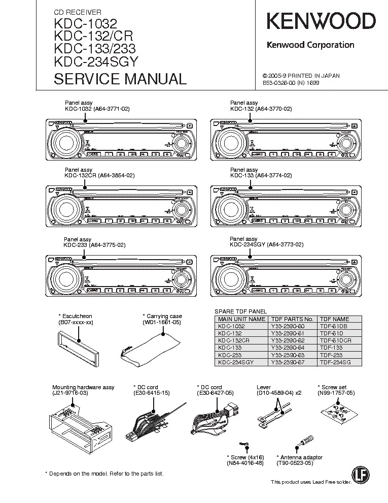 kenwood kdc 258u wiring diagram