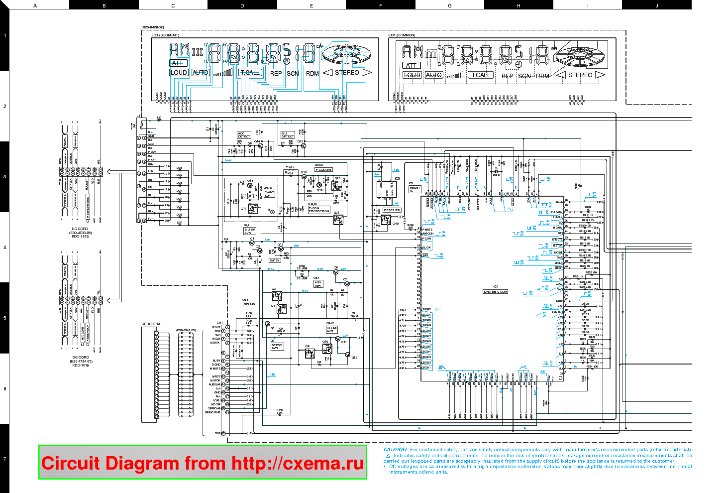 kenwood kdc x895 wiring diagram