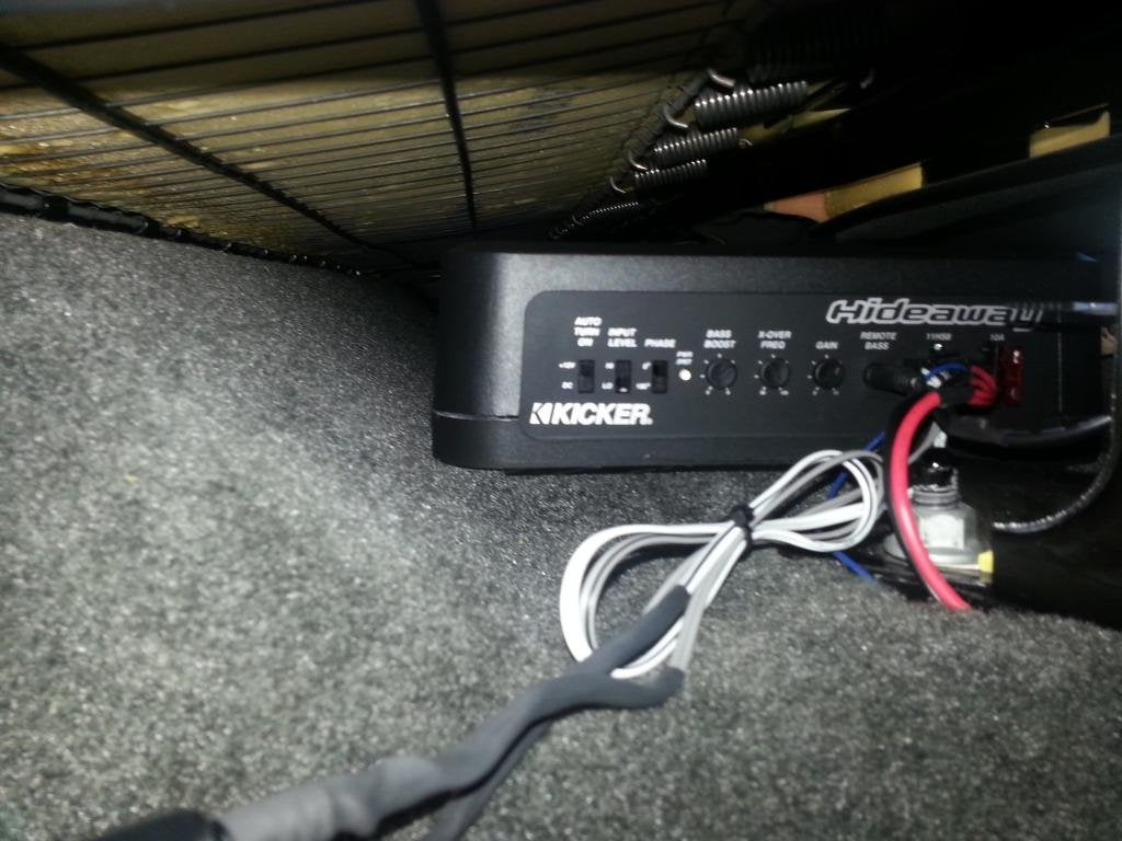 kicker hideaway wiring