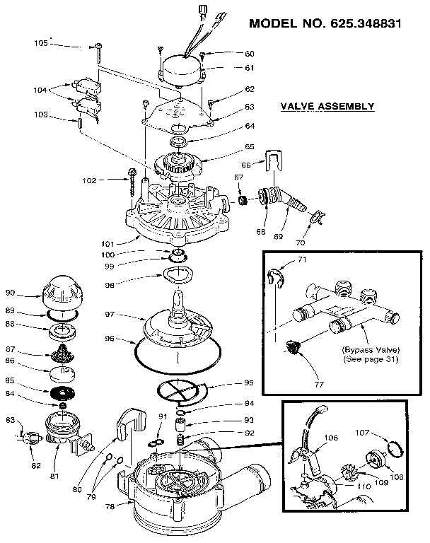 kinetico parts diagram