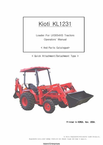 kioti tractor wiring diagram