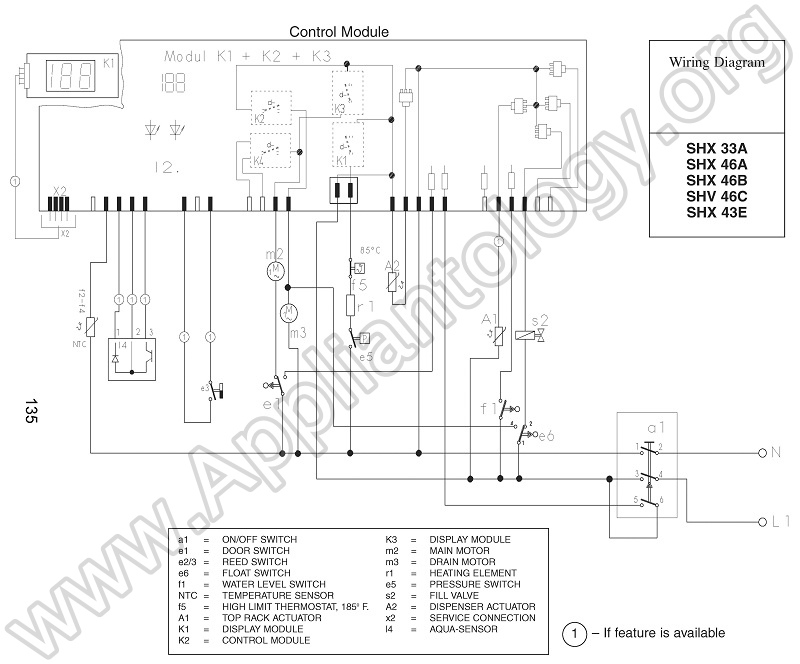 kitchenaid dishwasher model kudc10fxbl3 wiring diagram