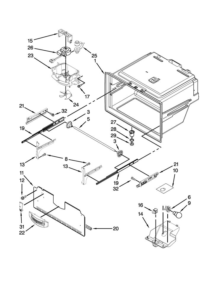 kitchenaid stand mixer parts diagram