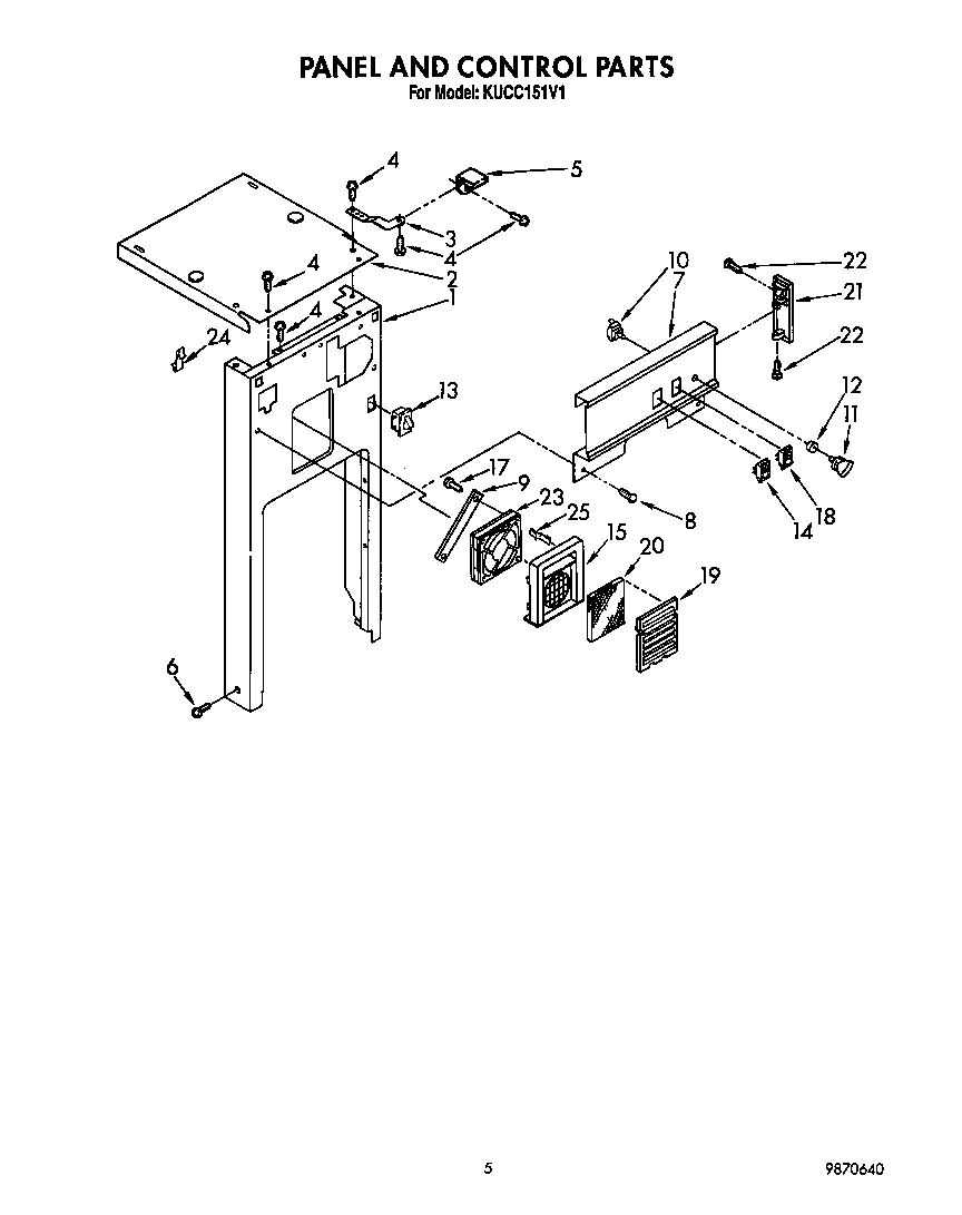 kitchenaid trash compactor parts diagram