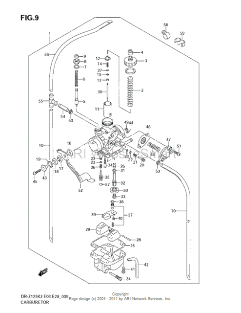 klx 110 carburetor diagram