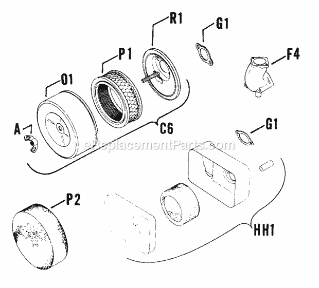 kohler k161 parts diagram