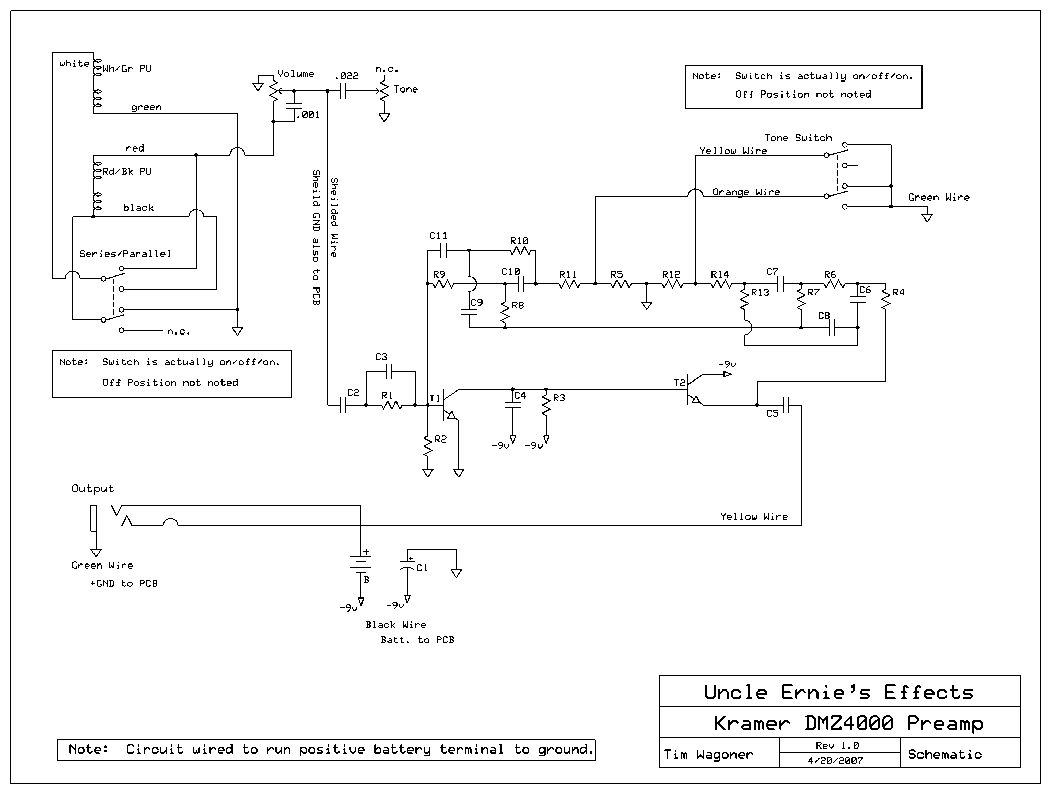 kramer american showster savant wiring diagram
