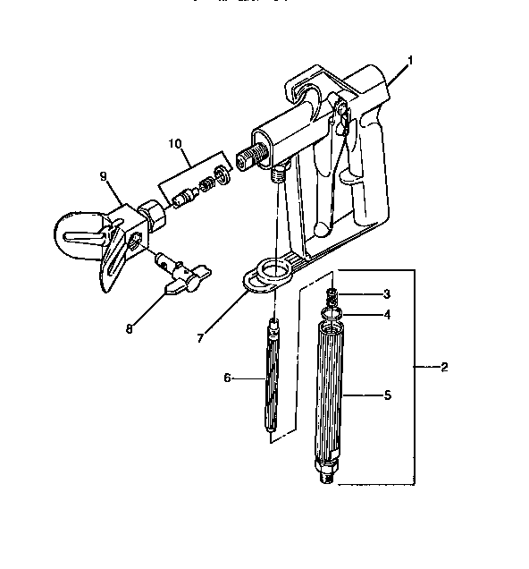 kremlin spray gun parts diagram