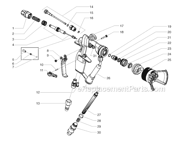 kremlin spray gun parts diagram