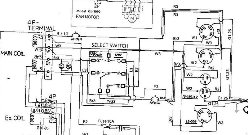 kubota 12khdc generator wiring diagram