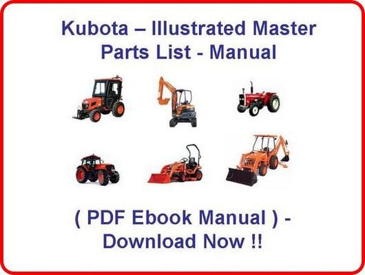 kubota b7100 parts diagram