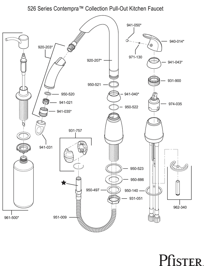 Kwc Faucet Parts Diagram