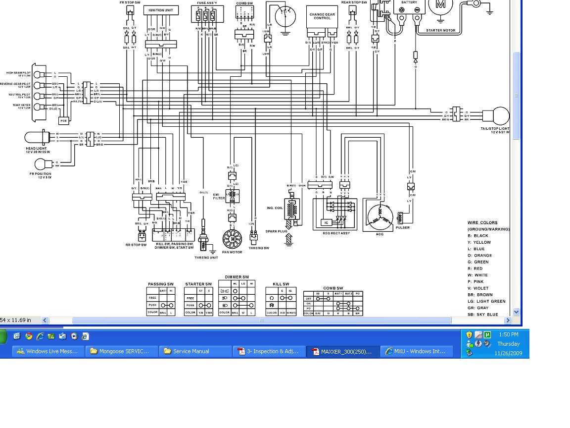 kymco agility 50 wiring diagram