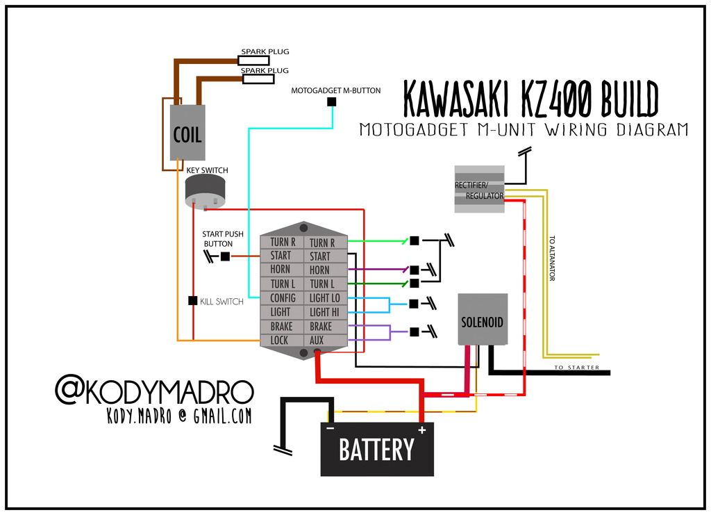 kz400 wiring diagram