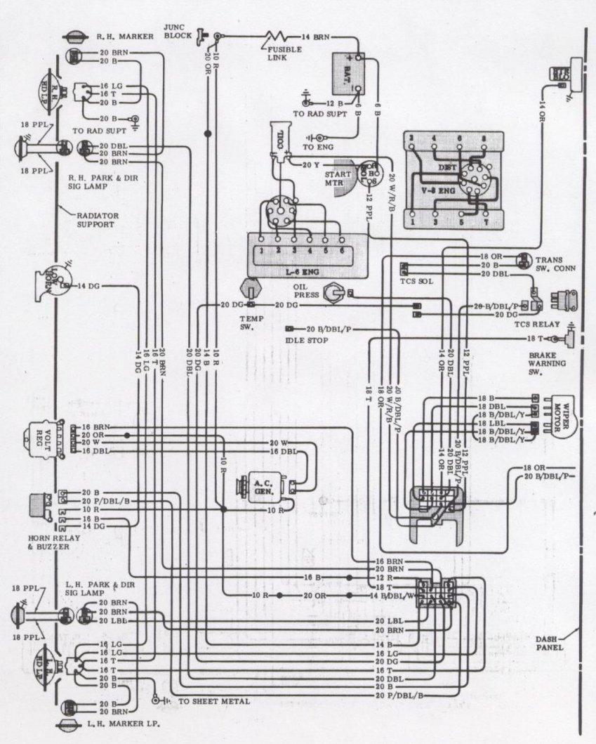 laminated 1972 chevelle wiring diagram