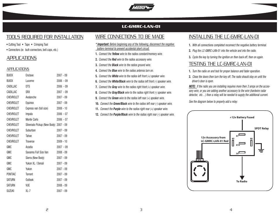 lc-gmrc-01 wiring diagram