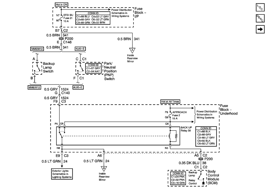 lcdm42 rearview mirror wiring diagram