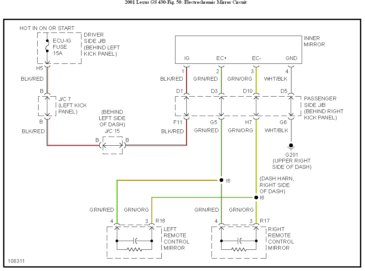 lcdm42 rearview mirror wiring diagram