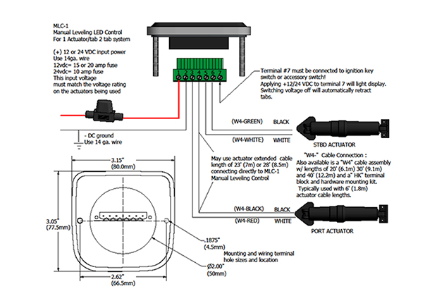 Lenco Trim Tabs Wiring