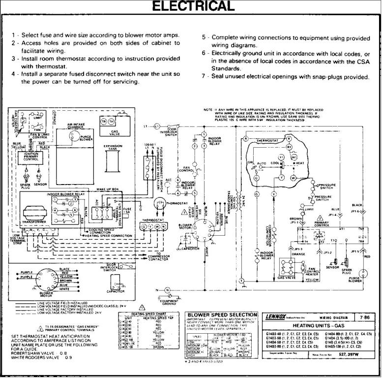 lennox heat pump xp14 wiring diagram