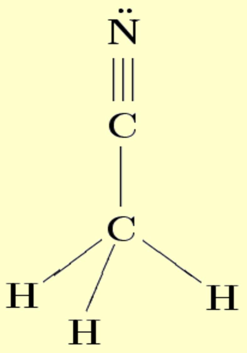 Lewis Diagram For Ch3cn.