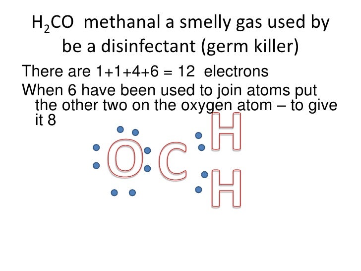 lewis diagram for h2co