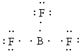 lewis dot diagram for boron