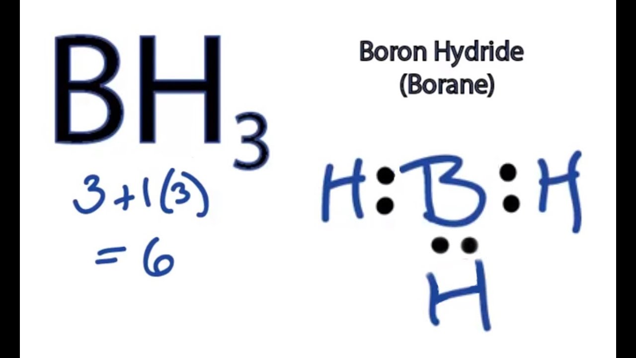 lewis dot diagram for boron