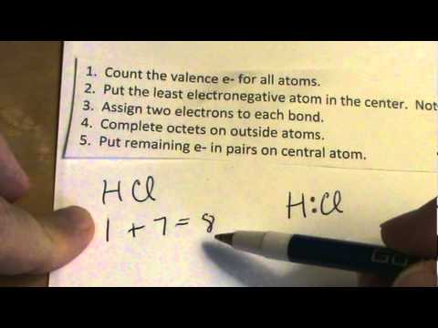 lewis dot diagram for hcl