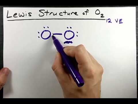 lewis dot diagram for o2