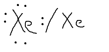 lewis dot diagram for xenon
