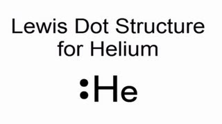 lewis dot diagram helium