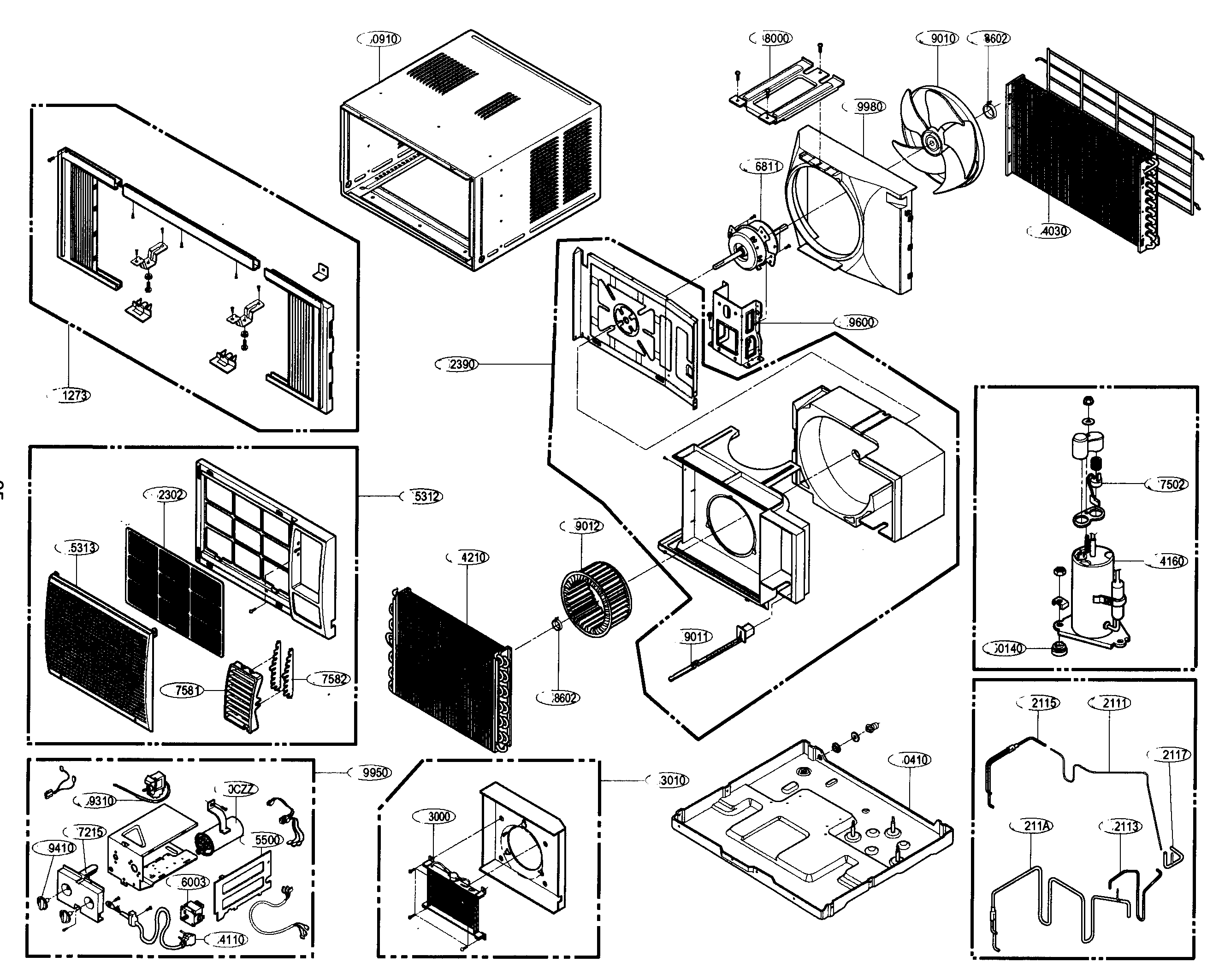 lg portable air conditioner lp0711wnry2 wiring diagram