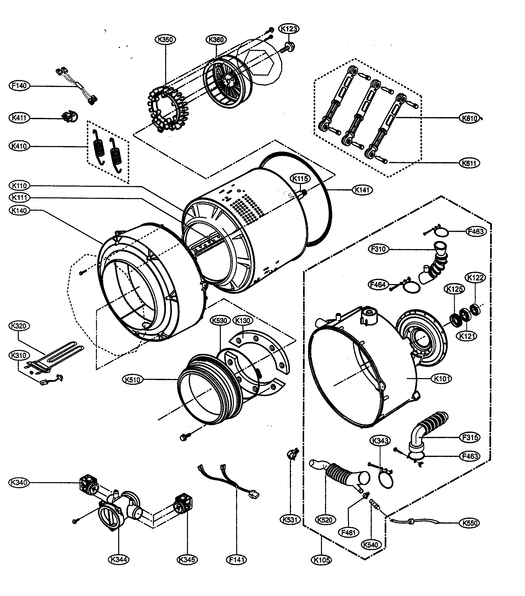 lg wt1101cw parts diagram