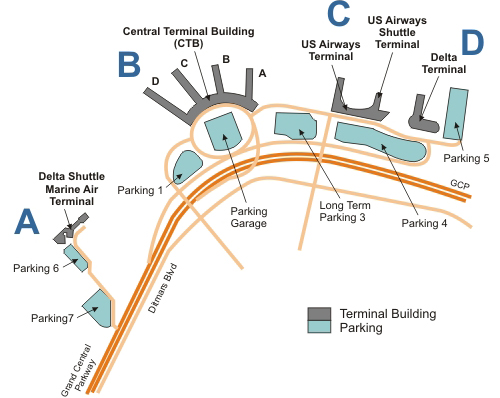 lga airport diagram