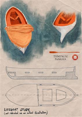 life of pi lifeboat diagram