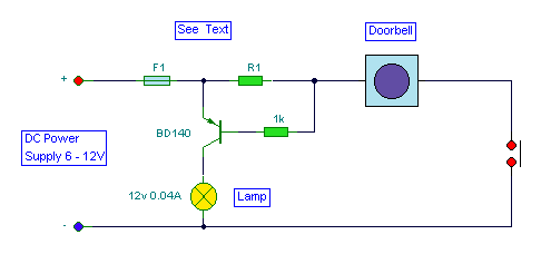 lighted doorbell button wiring diagram