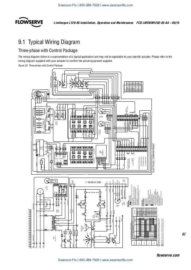 limitorque l120 wiring diagram