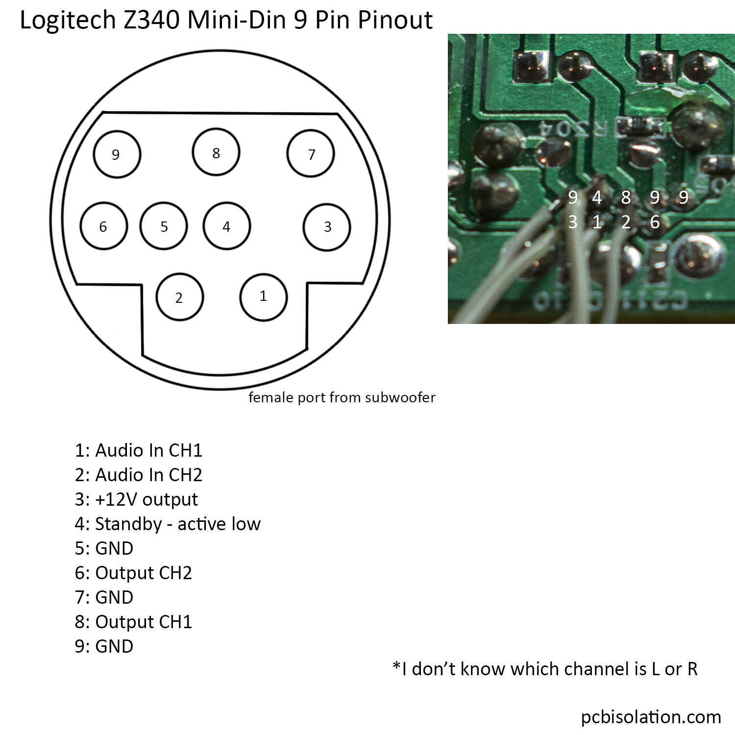 logitech speakers wiring diagram