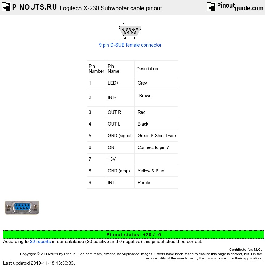 logitech z-340 wiring diagram