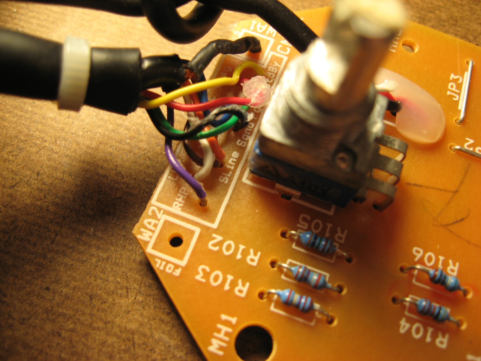 logitech z560 control pod wiring diagram