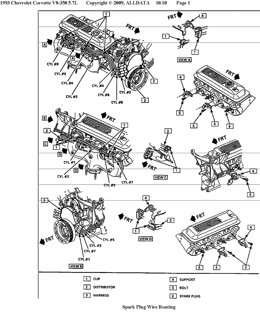 lt1 spark plug wire diagram