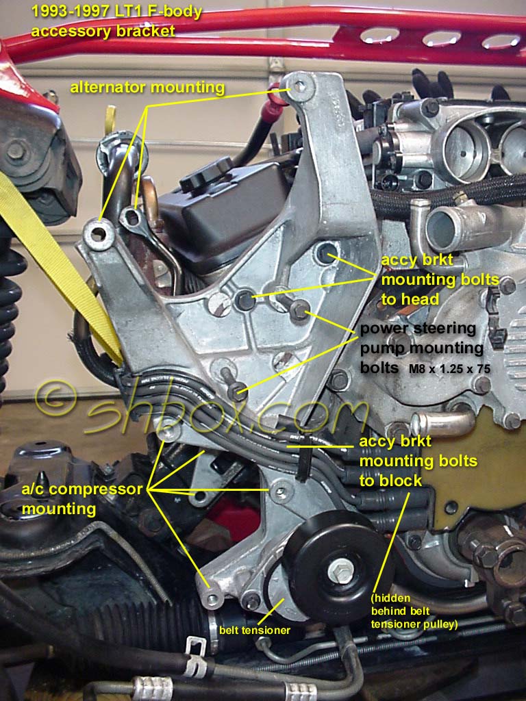 lt1 spark plug wire routing