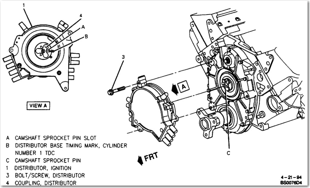 lt1 spark plug wire routing