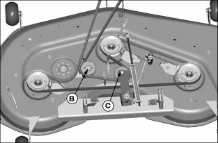 lt133 belt diagram