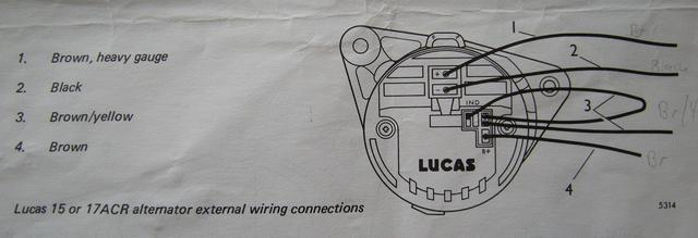 lucas 17acr alternator wiring diagram