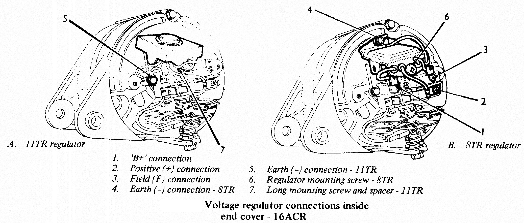 lucas tvs alternator wiring diagram