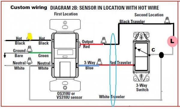 lutron occupancy sensor wiring