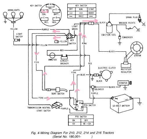 lx176 wiring diagram